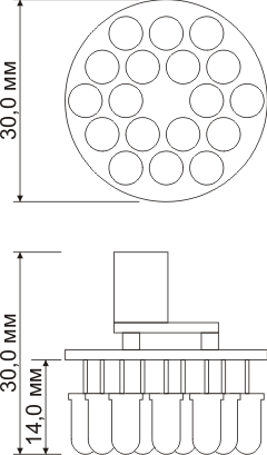 Габаритные размеры SHL0020