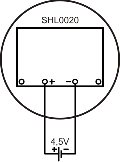Схема включения SHL0020