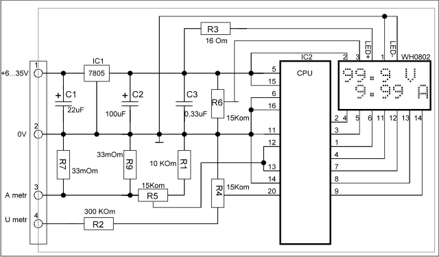 EK-7208Y-Module. Схема электрическая принципиальная