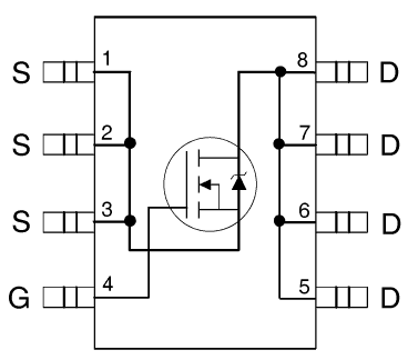 IRF7413Z top view