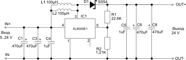 Схема SCV0036-24V