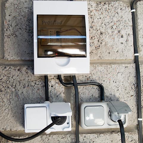 Щит автоматизации полива в сборе