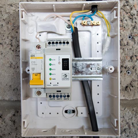 Бокс электрический на 6 модулей