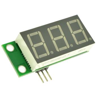 SVH0001G-10, вольтметр 0..9,99В, зеленый индикатор