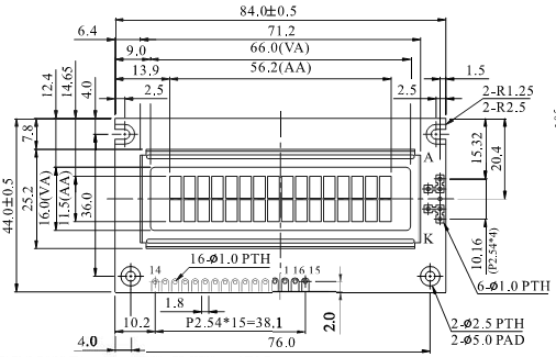 Габаритный чертеж