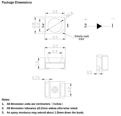FYLS-3528UWC dimensions