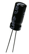 Конденсатор, 1мкФ х 160В, 105С, jamicon