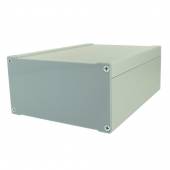 Корпус приборный алюминиевый анодированный серебристый PCBBOX-112x59x150-SR