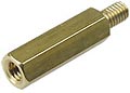 PCHSN-15. M3 (15мм, стойка шестигр. латунь)