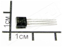 LM335Z, Аналоговый датчик температуры -40 to +100°C, TO-92