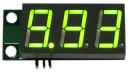 SVH0001UG-10, вольтметр 0..9,99В, ультра яркий зеленый индикатор