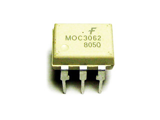 MOC3052, 1-канальный оптосимистор, 600 В,  DIP-6