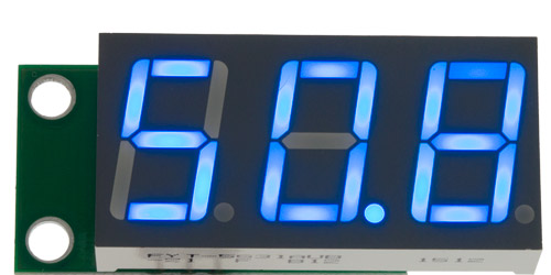 Вольтметр SVH0043UB-100 включен