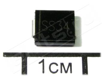 SS34, Диод Шоттки, 3A, 40V, DO-214AA (SMC)