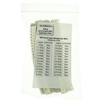 EK-R0603/24-4 - набор резисторов 0603 единицы кОм