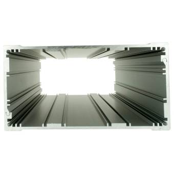 Корпус приборный алюминиевый анодированный серый PCBBOX-112x59x200-GY, вид внутри