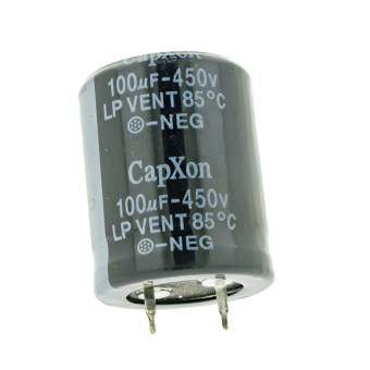 Конденсатор, 100мкФ х 450В, 85С, CapXon, 25х30