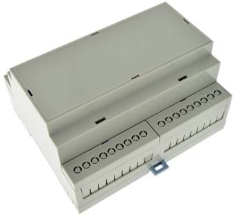 D6M-RU - Корпус на DIN-рейку, светло-серый. Аналог Gainta