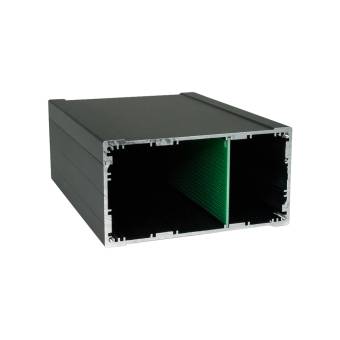Корпус приборный алюминиевый анодированный черный PCBBOX-112x59x200-BK