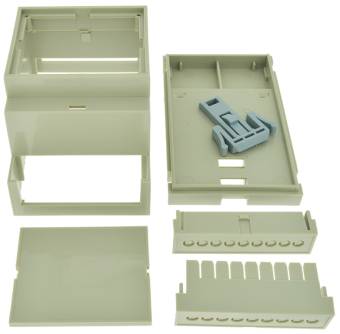 D3M-RU - Корпус на DIN-рейку, светло-серый. Аналог Gainta