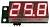 SVH0001UR-100, вольтметр 0..99,9В, ультра яркий красный индикатор