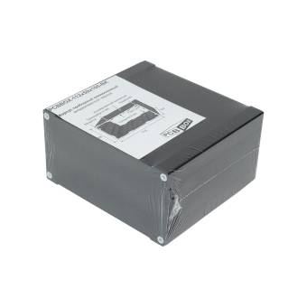 Корпус приборный алюминиевый анодированный черный PCBBOX-112x59x100-BK