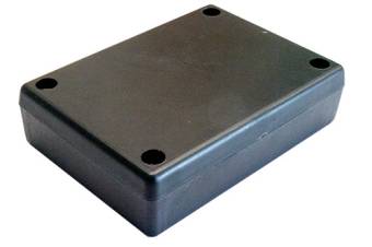 BOX-90x65x16 - Корпус пластиковый 90х65х16, черный, обратная сторона