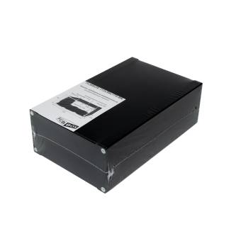 Корпус приборный алюминиевый анодированный черный PCBBOX-112x59x175-BK