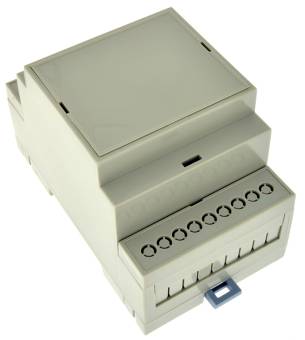 D3M-RU - Корпус на DIN-рейку, светло-серый. Аналог Gainta