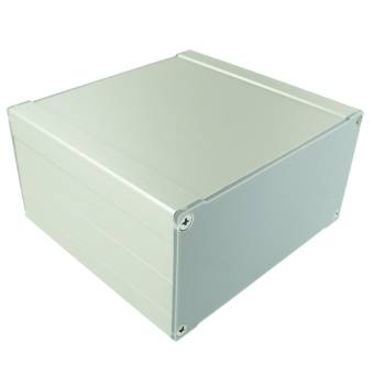 Корпус приборный алюминиевый анодированный серебристый PCBBOX-112x59x100-SR
