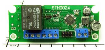 STH0024UB-v3 - цифровой встраиваемый термостат с выносным датчиком, голубой. Версия 3.0