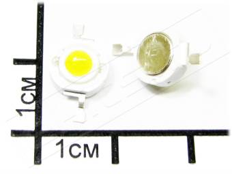 1W, белый 6000-6500K, 120гр, 90-100Lm