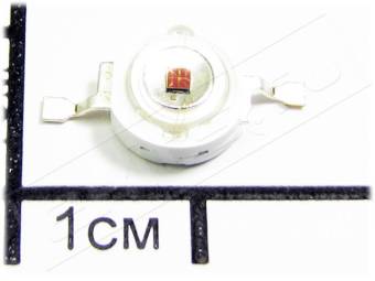 1W, красный 620-630 nm, 120гр, 40-50Lm