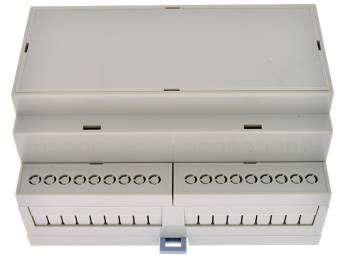 D6M-RU - Корпус на DIN-рейку, светло-серый. Аналог Gainta