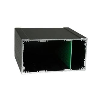 Корпус приборный алюминиевый анодированный черный PCBBOX-112x59x100-BK