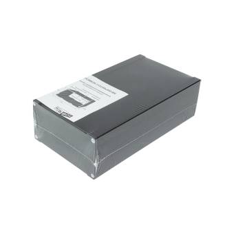 Корпус приборный алюминиевый анодированный черный PCBBOX-112x59x200-BK