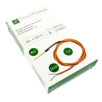 Герметичный датчик температуры DS18B20, IP67, двухпроводный, 1 м