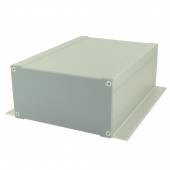 Корпус приборный алюминиевый анодированный серебристый с фланцами PCBBOX-F112x59x150-SR Корпус приборный алюминиевый анодированный серебристый с фланцами PCBBOX-F112x59x150-SR
